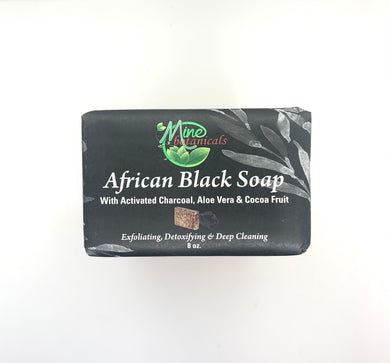 African Black Soap with Activated Charcoal, Aloe Vera & Coca Fruit