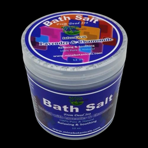 Bath Salt Infused with Lavender & Chamomile