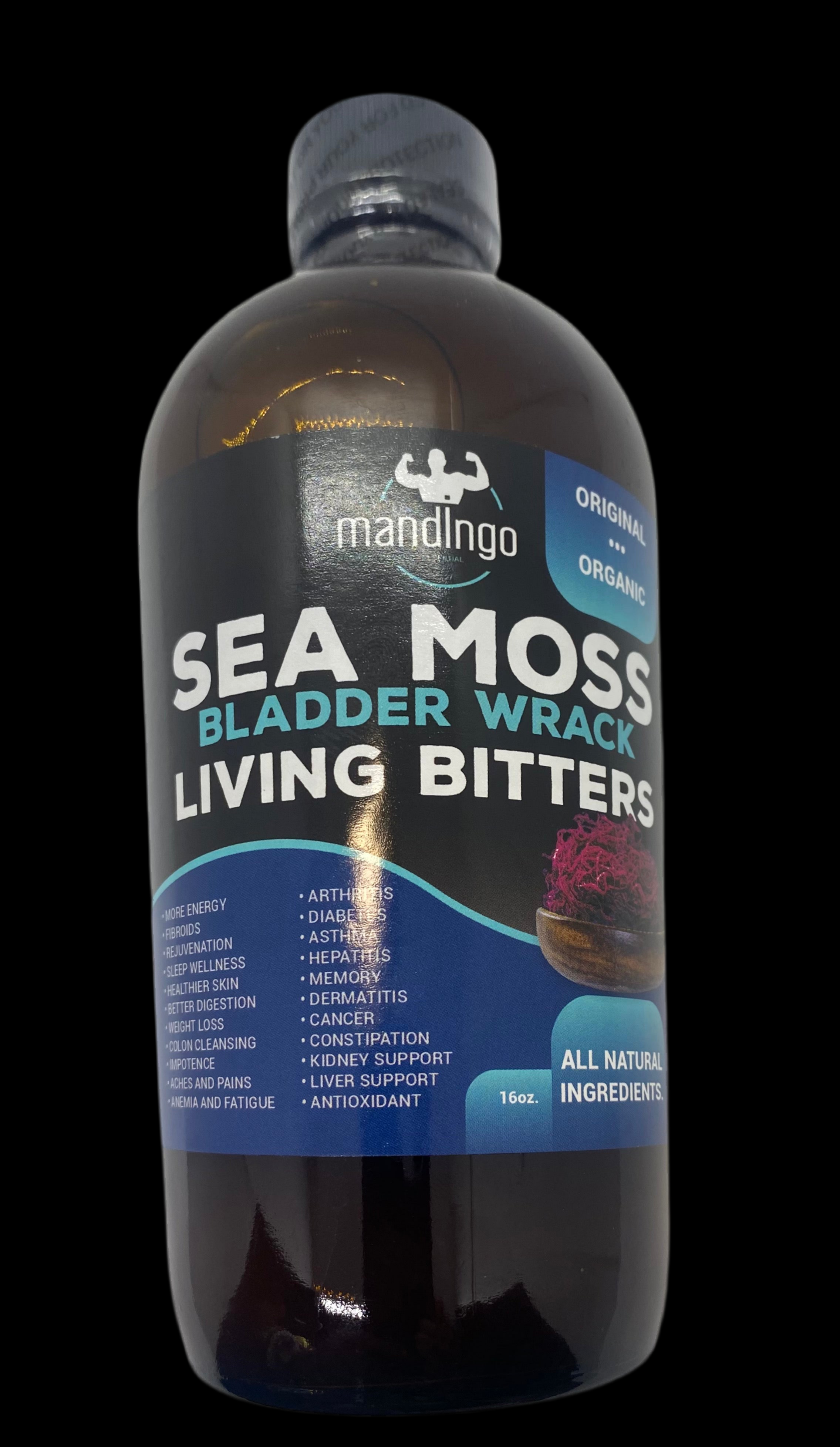 Sea Moss and Bladderwrack Living Bitters – Black and Nobel