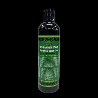 African Black Soap with Moringa and Black Seed