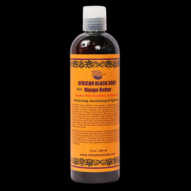 Liquid African Black Soap with Mango Butter
