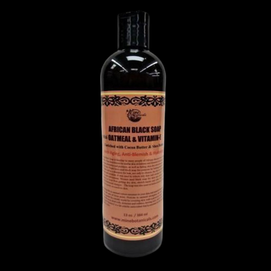 African Black Soap with Oatmeal and Vitamin E