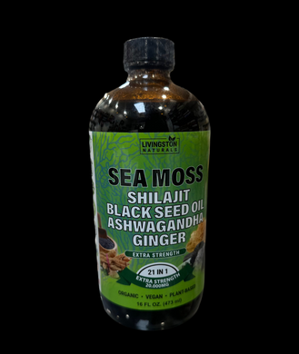Sea Moss Black Seed Ashwaganda Bitters