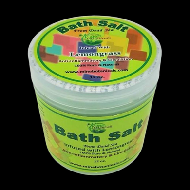 Bath Salt Infused with Lemongrass