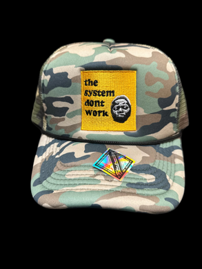 The System Dont Work Camo Trucker