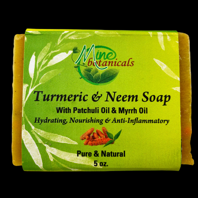 Turmeric & Neem soap with patchouli and Myrrh