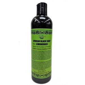 African Black Soap With Lemongrass (Liquid)