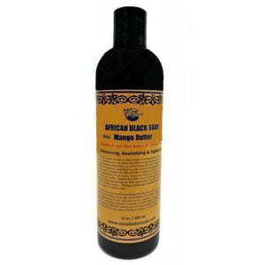 African Black Soap With Mango Butter (Liquid)