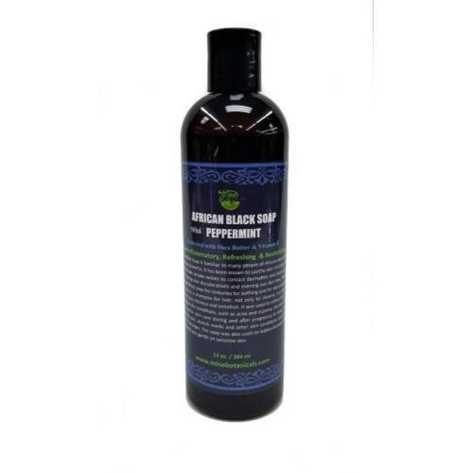 African Black Soap With Peppermint