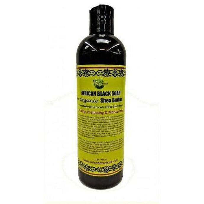 African Black Soap With Shea Butter (Liquid)