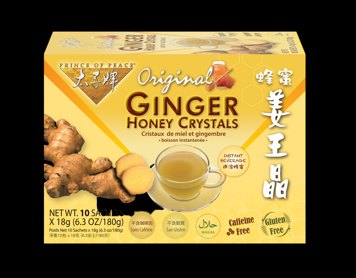 Prince of Peace Instant Ginger Honey Crystals Black and Nobel