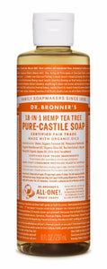 18 in 1 Hemp Tea Tree Pure Castile Soap