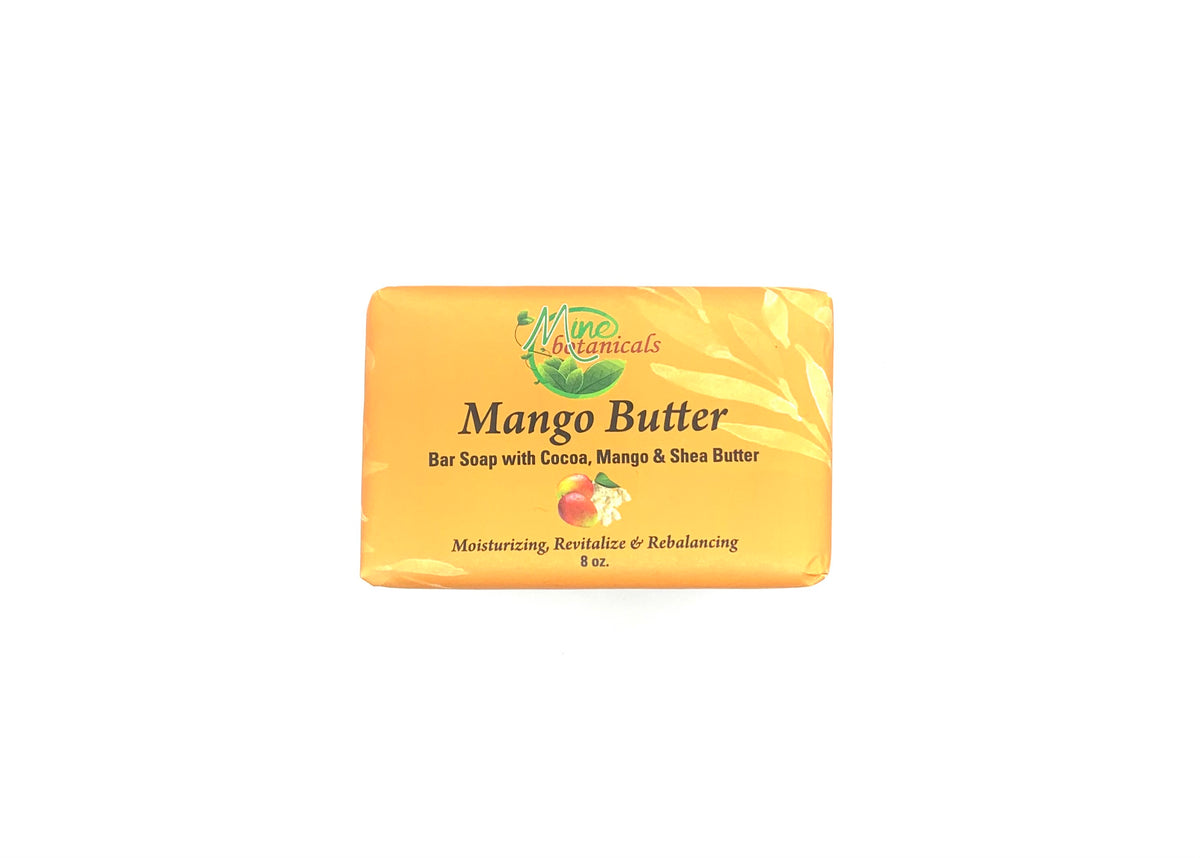 Mango Butter Bar Soap with Cocoa, Mango & Shea Butter Black and Nobel