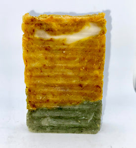 SEA MOSS GOLD SOAP W/ MANGO TURMERIC AND SPIRULINA