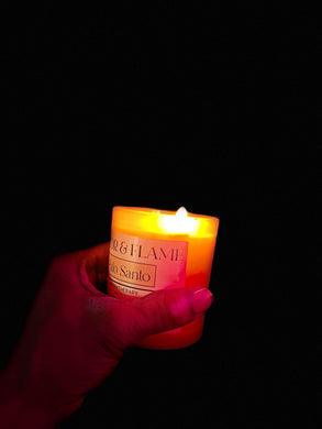 Color and Flame Palo Santo Candle