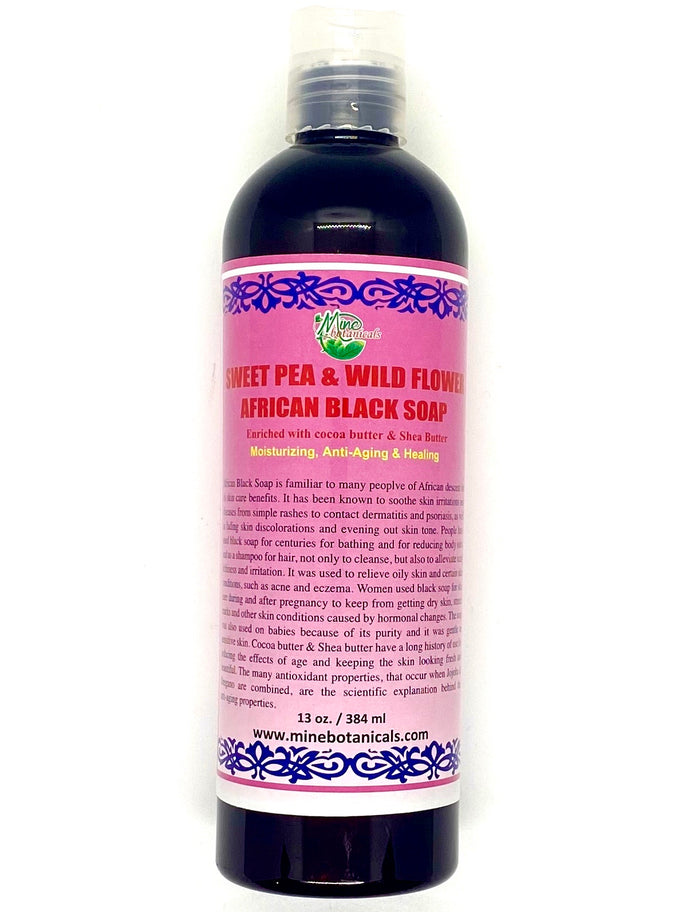Sweet Pea And Wildflower African Black Soap