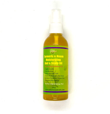 Turmeric & Neem Shea Butter Moisturizing Hair & Scalp Oil