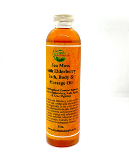 Sea Moss and Elderberry Massage Oil