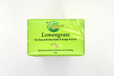 Lemongrass Bar Soap with Shea Butter & Orange Peel Oil