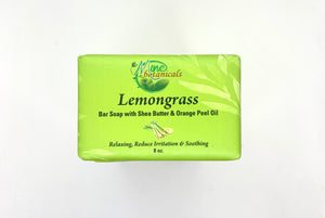 Lemongrass Bar Soap with Shea Butter & Orange Peel Oil