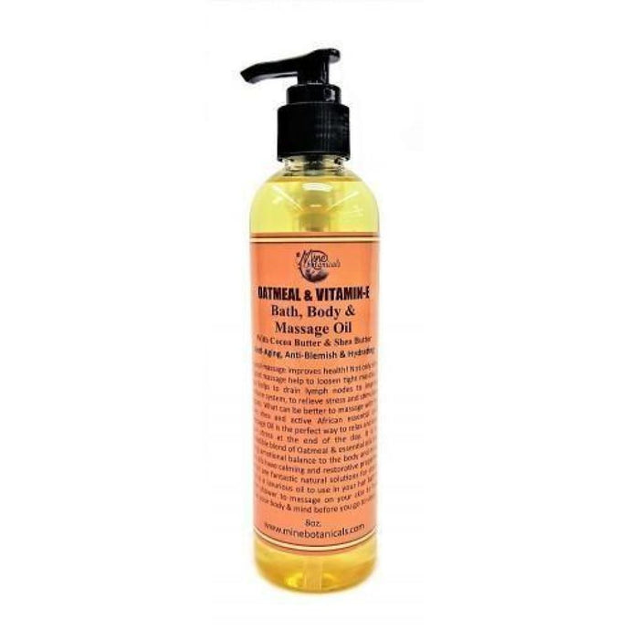 Oatmeal And Vitamin E Bath Body Massage Oil