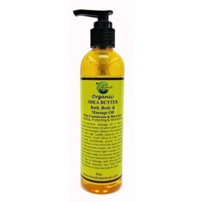 Organic Shea Butter Bath Body And Massage Oil