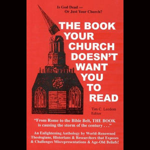 The Book Your Church Doesnt Want You To Read Volume One Paperback From $24.99