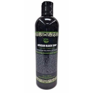 Unscented African Black Soap (Liquid)